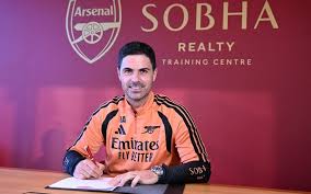 Arsenal Secures Mikel Arteta with £80 Million Contract Extension