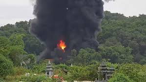 Fire Breaks Out at Motorcycle Parts Factory in Hanoi Suburb
