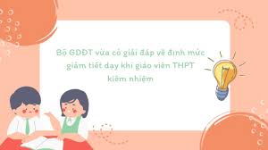 Guidelines for Reducing Teaching Hours for High School Teachers