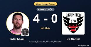Inter Miami Dominates DC United with 4-0 Victory