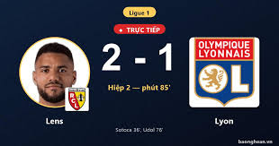 Lyon Narrowly Trails Lens 2-1 in Ligue 1 Match