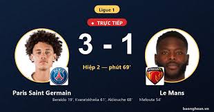 Paris Saint Germain Defeats Le Mans 3-1 in Ligue 1 Clash
