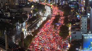 Severe Rain Causes Traffic Chaos in Ho Chi Minh City